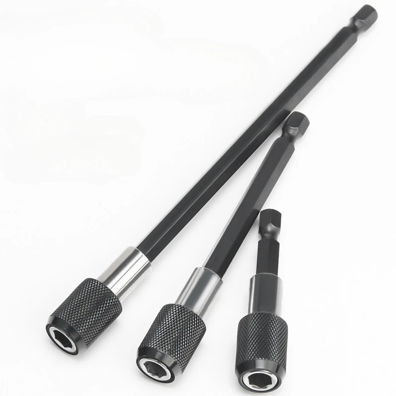 Imagem -03 - Quick Hex Shank Release Chave de Fenda Elétrica Magnética Suporte de Extensão Bit 60 mm 100 mm 150 mm 1pc Pcs Pcs