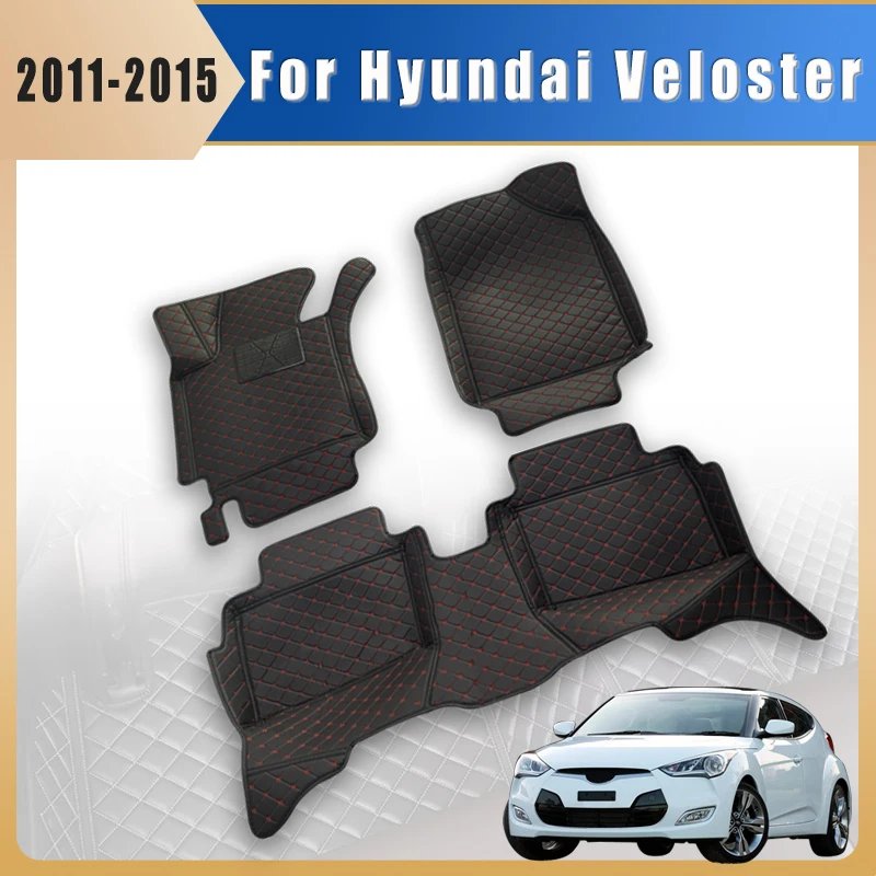

Автомобильные коврики, ковры в багажник для Hyundai Veloster 2015, 2014, 2013, 2012, 2011, чехлы, автомобильные аксессуары для интерьера, водонепроницаемый продукт