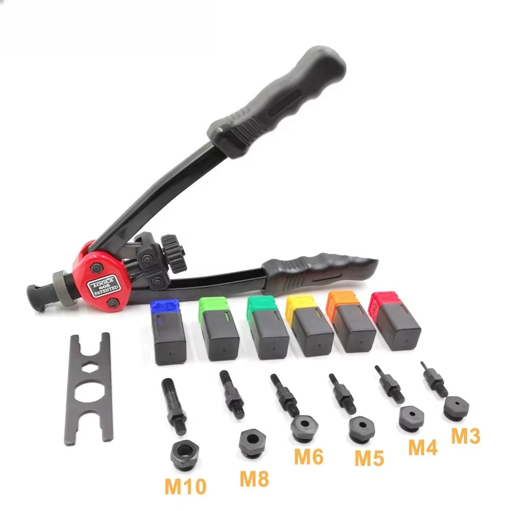 Heavy Duty Manual Riveter Guns Hand Riveting Tool Hand Rivet Nut Gun M3/M4/M5/M6/M8/M10