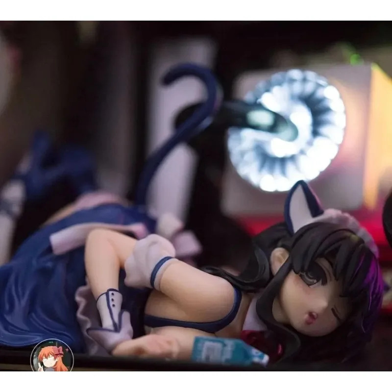 In Magazzino 150mm NSFW Nativo Gatto Lap Latte 1/7 Kawaii Gatto Latte Ragazza PVC Action Figures Per Adulti Hentai Collezione Modello Giocattoli Regalo