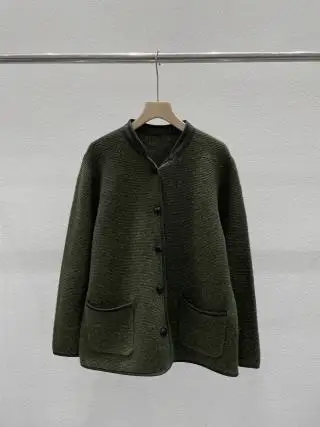 

2025 Women's Clothing Elegant knitted cardigan jacket 1017