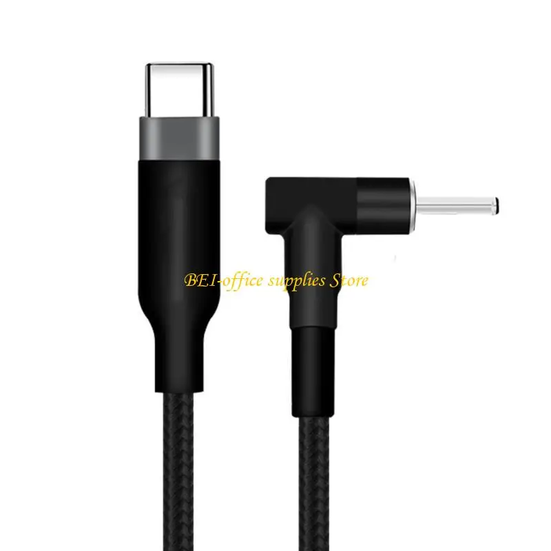 

A9LC Laptop Charging Cord USB C to DC3.0x1.1mm Interfaces Charging Cable Flexible Braided Fabric 0.5/1/1.5/2/3.0M