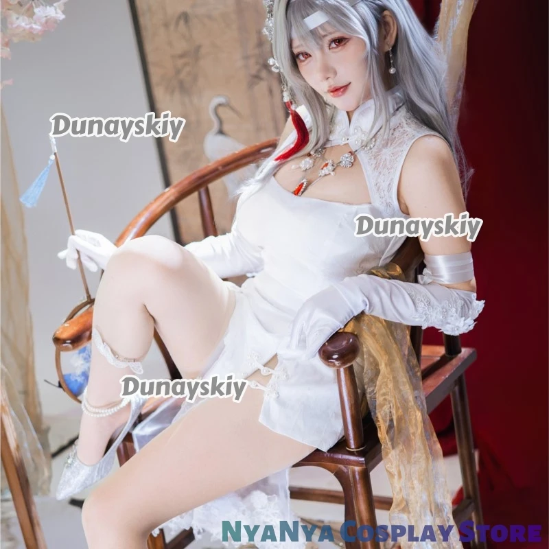 Modernia Cosplay ssiJuego DEA DEL VICTORY NIKKE Traje de kimono para mujer Cosplay Qipao ssil Ropa de juego de rol de fiesta Sexy