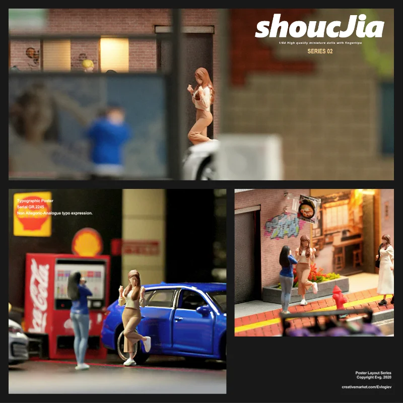 1/64 Scale Miniature Beauty Fi - Street Fashion Photo 评论和价格