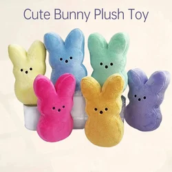 Cute Rabbit Stuffed Doll Cartoon Bunny Plush Toys Stuffed Pendant Sofa Decor Birthday Gift for Kids Boys Girls Size 15/20cm