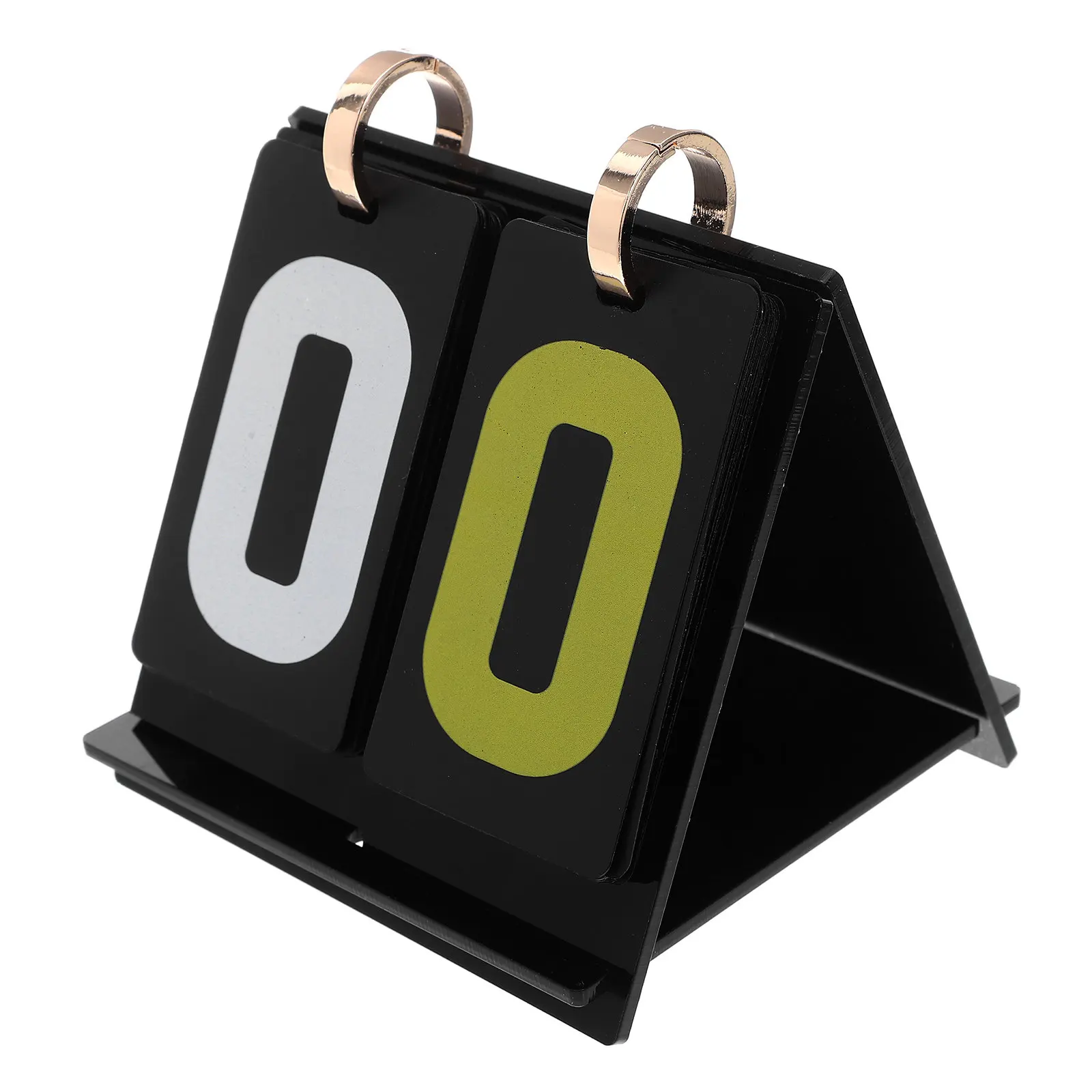 Portable Flip Scoreboard Manual Score Keeper 2-Digit Large Number Display for Card Game Competition Tabletop Score Counter