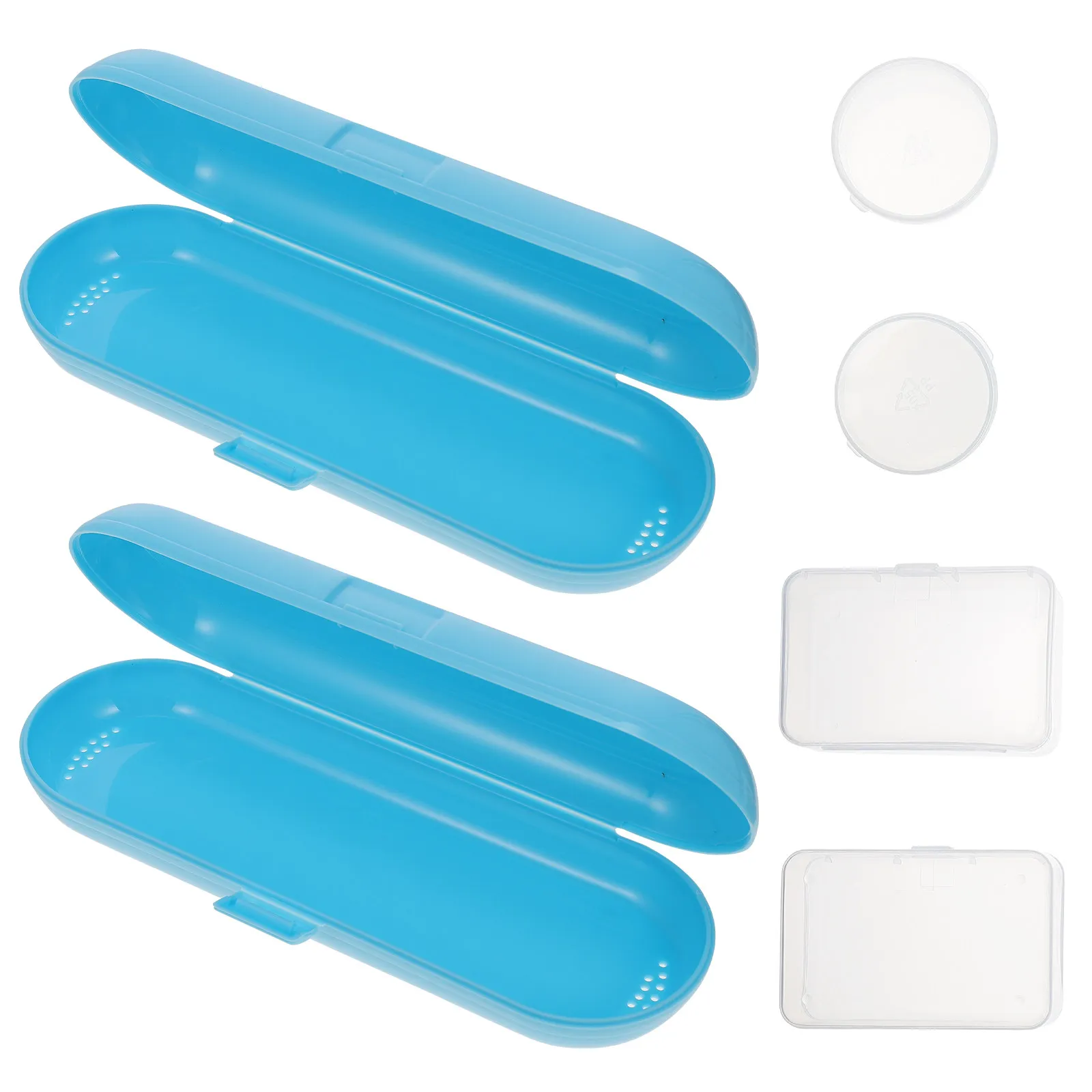 

6Pcs Dental Floss Picks Storage Box Set Premium Portable Waterproof Oral Cleaning Tools with Non-Slip Handle Comfortable Easy