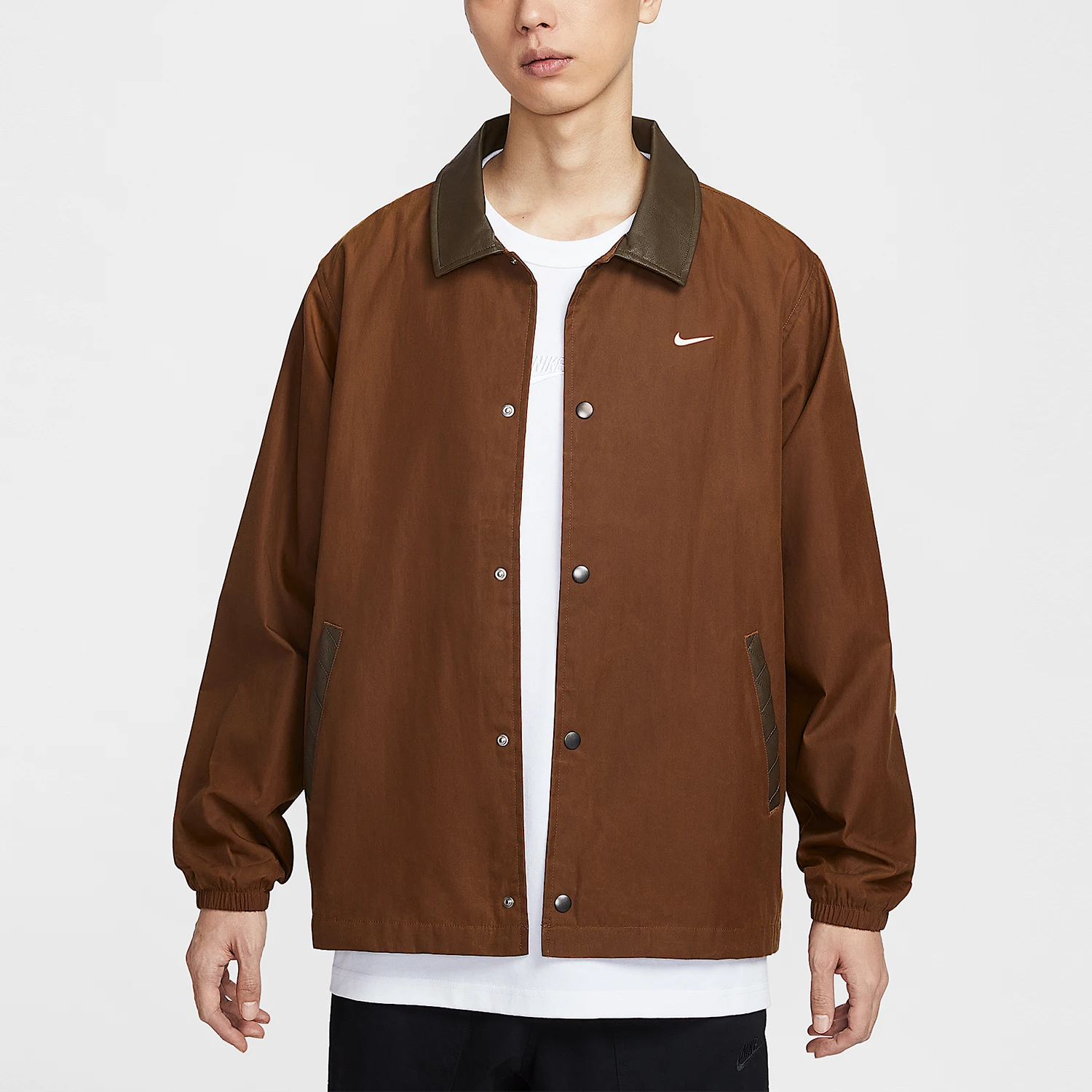 

Оригинальная зимняя мужская куртка Nike с лацканами в стиле ретро, свободного кроя, повседневная, IQ3974-281