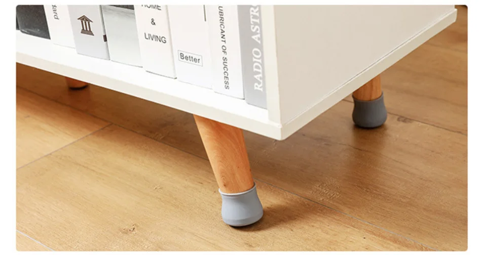 20 Stück Silikon Stuhl Bein abdeckung rutsch feste Möbel Fuß kappen Lärm reduzieren Schreibtisch Tisch Fuß schutz Pad sicher Matte für Wohnkultur – Detail 12