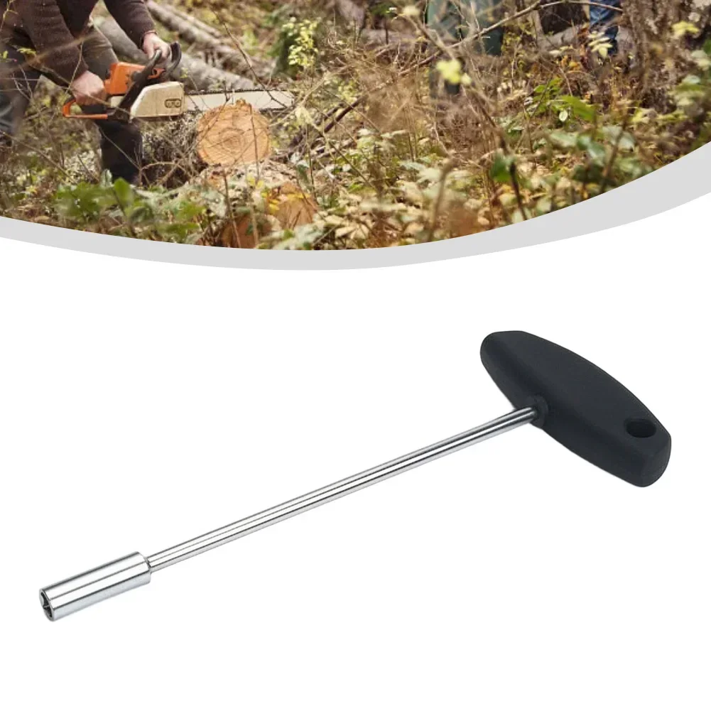 8 Inch 8mm T Handle Socket Wrench For Chainsaws Brushcutters With Compact And Lightweight Design For Easy Storage