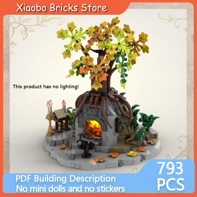 

Ring Movie Model MOC Building Bricks The Furnace in The Trees Modular Technology Gifts Holiday Assemble Children Toys Suit