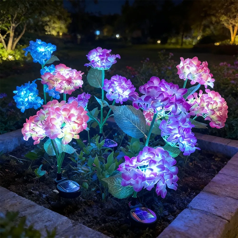1 Stück Solar-Hortensie, LED-S – Outdoor Lighting For Garden Bewertung und Preis