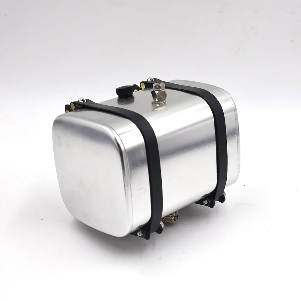 Réservoir d'huile de scellage hydraulique en métal, pour remorque de camion Tamiya RC 1/14 Scania 770S R620 Actros 3363 Volvo 750 MAN LESU, pièces de bricolage de voiture
