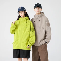 BoJsd Autumn New In Jacket Couple Outdoor Men Jacket Mountaineer Coat Men Spring Jacket Outdoor Waterproof Jacket Couple Trend B