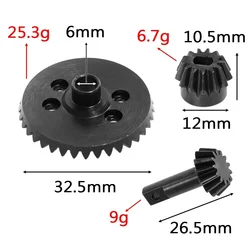 Steel Differential Ring Gear Output Gears Set 6882 5379 for Traxxas Slash 4x4 Stampede Rustler HQ727 1/10 RC Car Upgrade Parts