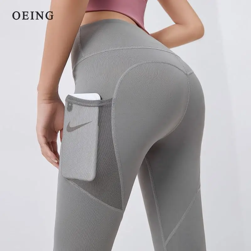 High Waist Yoga Pants Women Sports Leggings With Pocket Girl Gym Leggings Runing Tights Female Fitness Trousers Sportswear