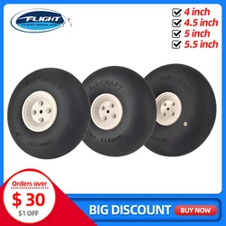 1 пара надувных шин, пневматическое строительное колесо 4/4, 5/5/5, 5 дюймов для модели радиоуправляемого самолета, шасси, колеса