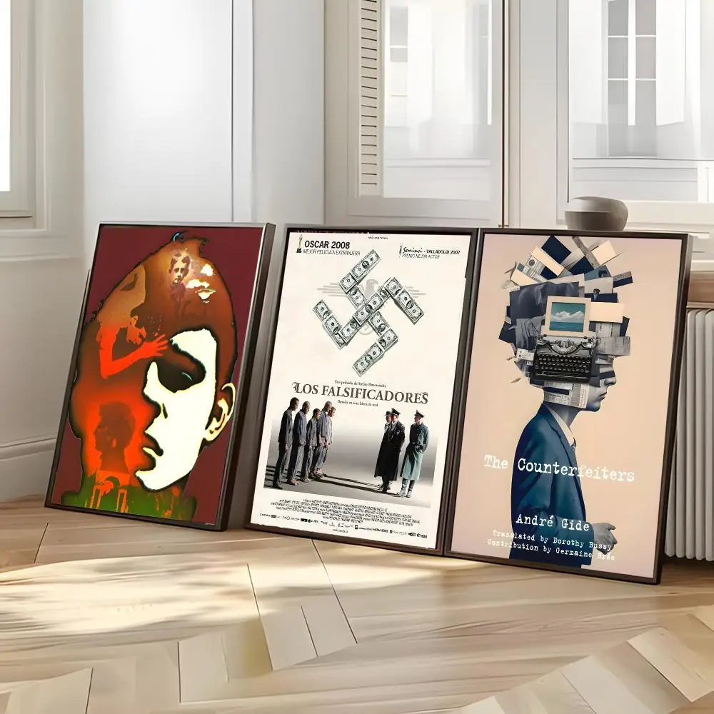 Classic Crime Movie T-The Counterfeiters Poster Distinct Home Decor Concepts Chic Indoor Art Pieces