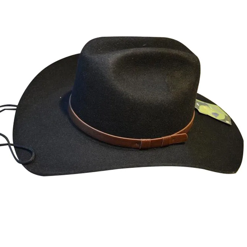 Cowboy hat belt top Casual outdoor Riding Hard for men and women