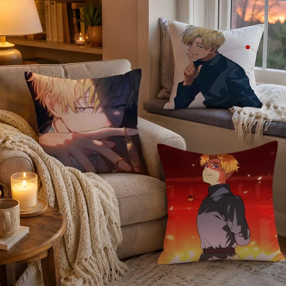 Chi On The Movements Of The Earth Cushion Cover Soft Plush Cushion Cover Double Print And Invisible Zipper For Sofa Home Car Use