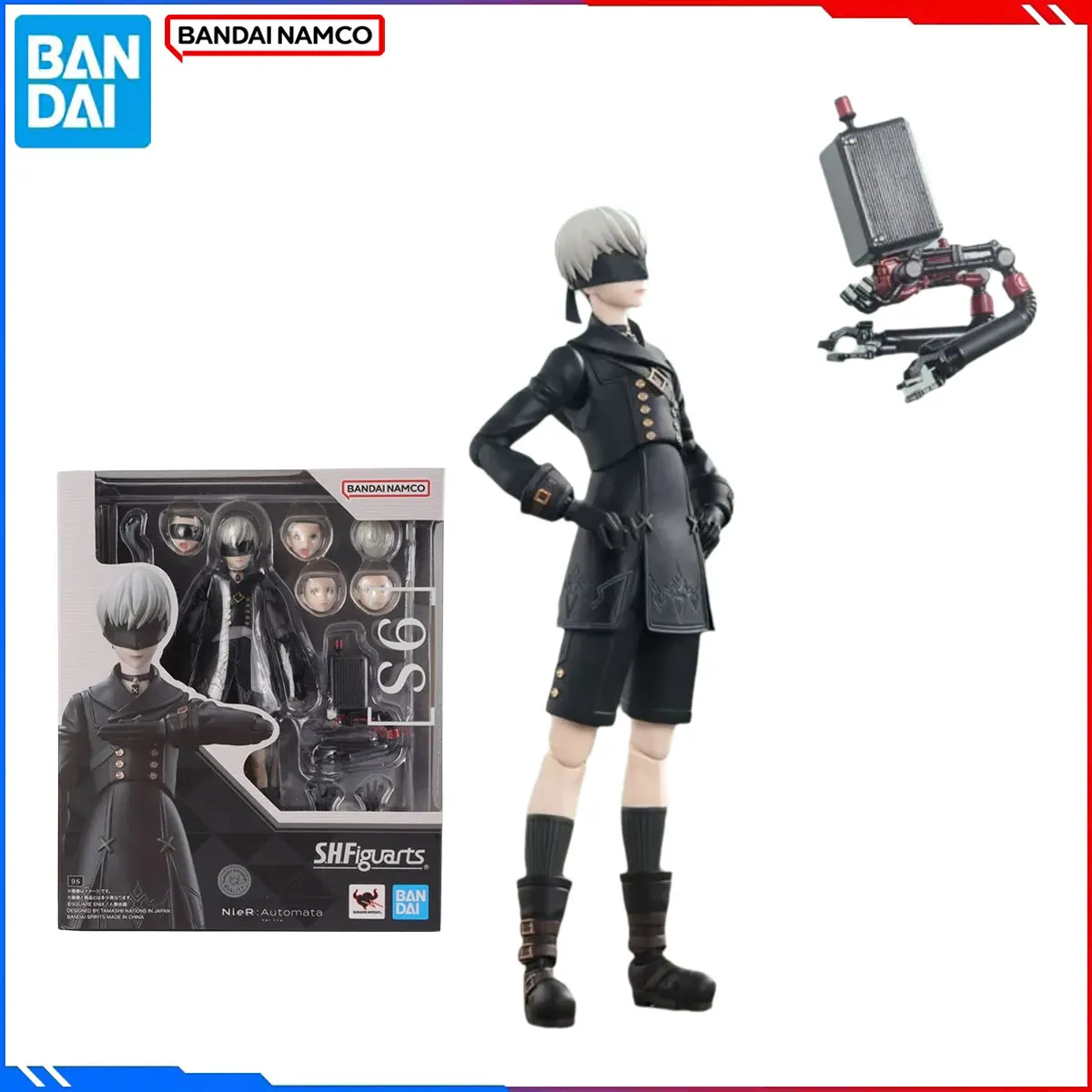 

Подлинная Bandai, оригинальная фигурка NieR: Automata, наборы моделей SHF 1/12, аниме-фигурки 9S, экшн-модель, рождественские игрушки, подарок для детей