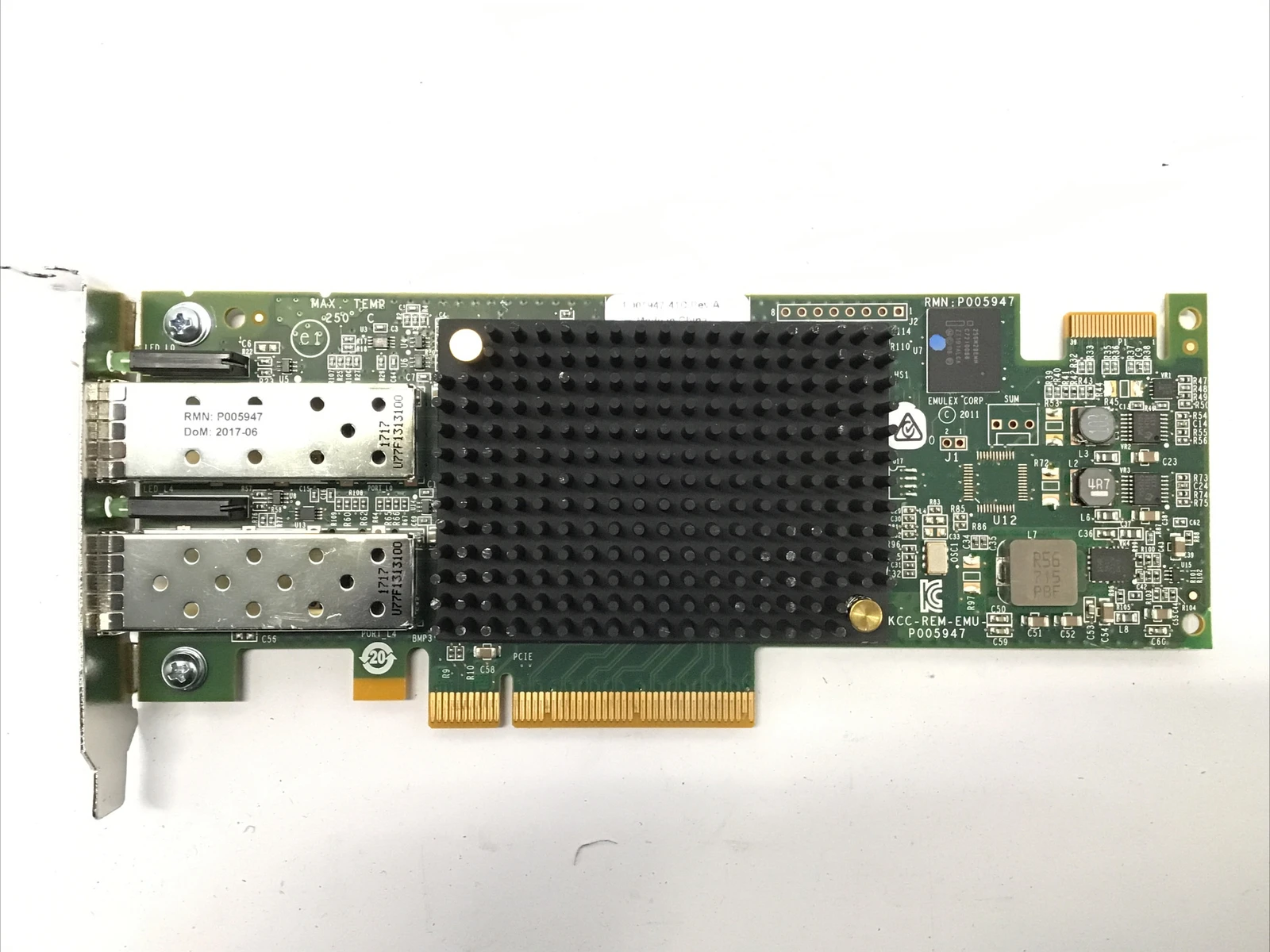 

For Lenovo Huawei Dell LPE16002-M6 00JY849 00JY809 LPE16002B-M6 Emulex LPE16002 16GB SUN 7023036 HBA Fiber Optic Network Card