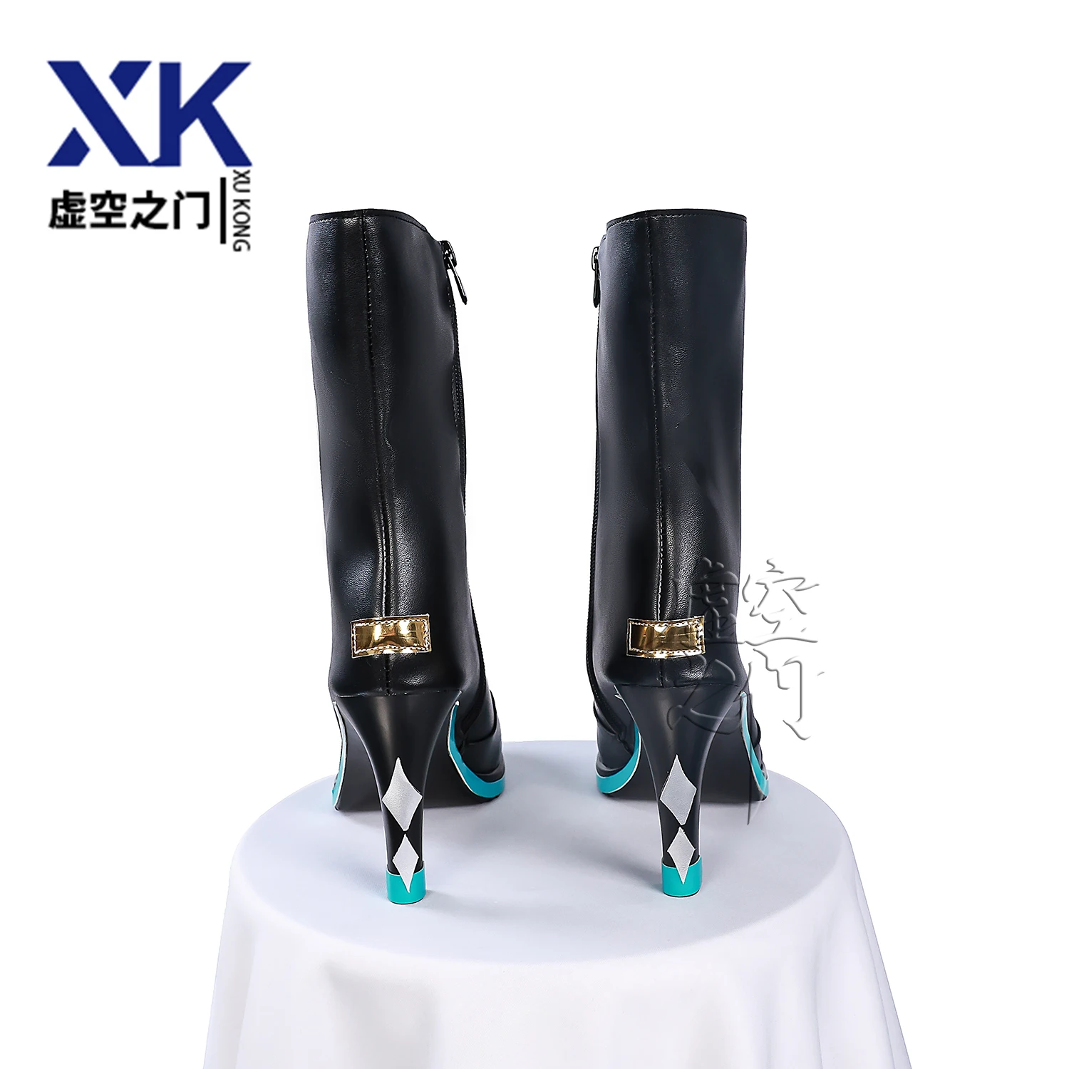Ciaccona Botas Cosplay Jogo Ondas Wuthering Mulheres Sapatos Ciaccona Verde