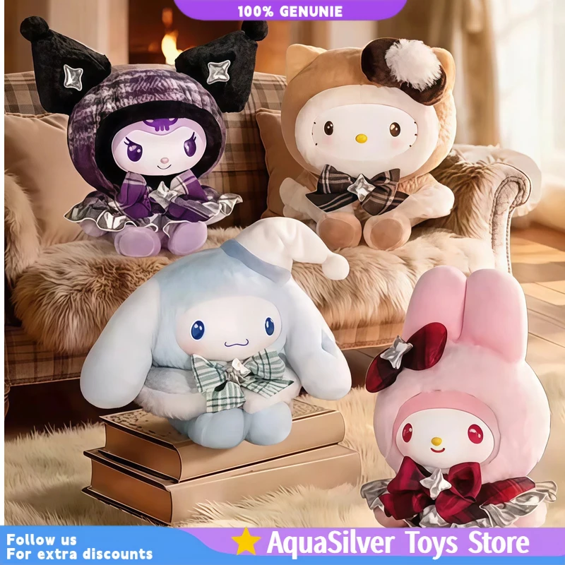 

Sanrio Velvet Style Series Vinyl Plush Blind Box Toys Hello Kitty Mystery Box Cinnamoroll Kuromi Cute Bag Pendant Birthday Gift