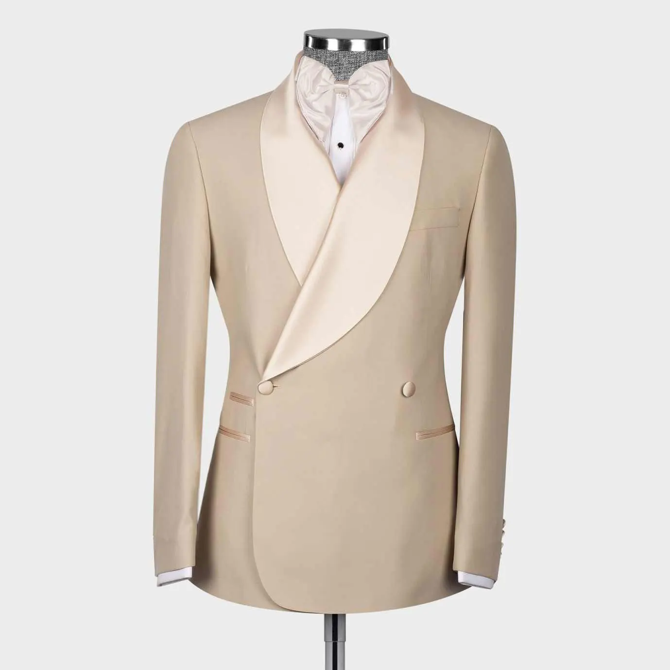 

Classic Wedding Men Suit Slim Fit 2-Pcs Coat Pants Tailor-Made Party Suits Groom Groomsman Formal Occasions Size Customized