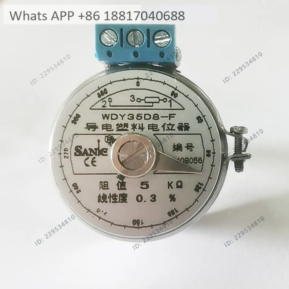 WDY35D8-F Precision Conductive Plastic with Pointer with Scale Angular Displacement Sensor