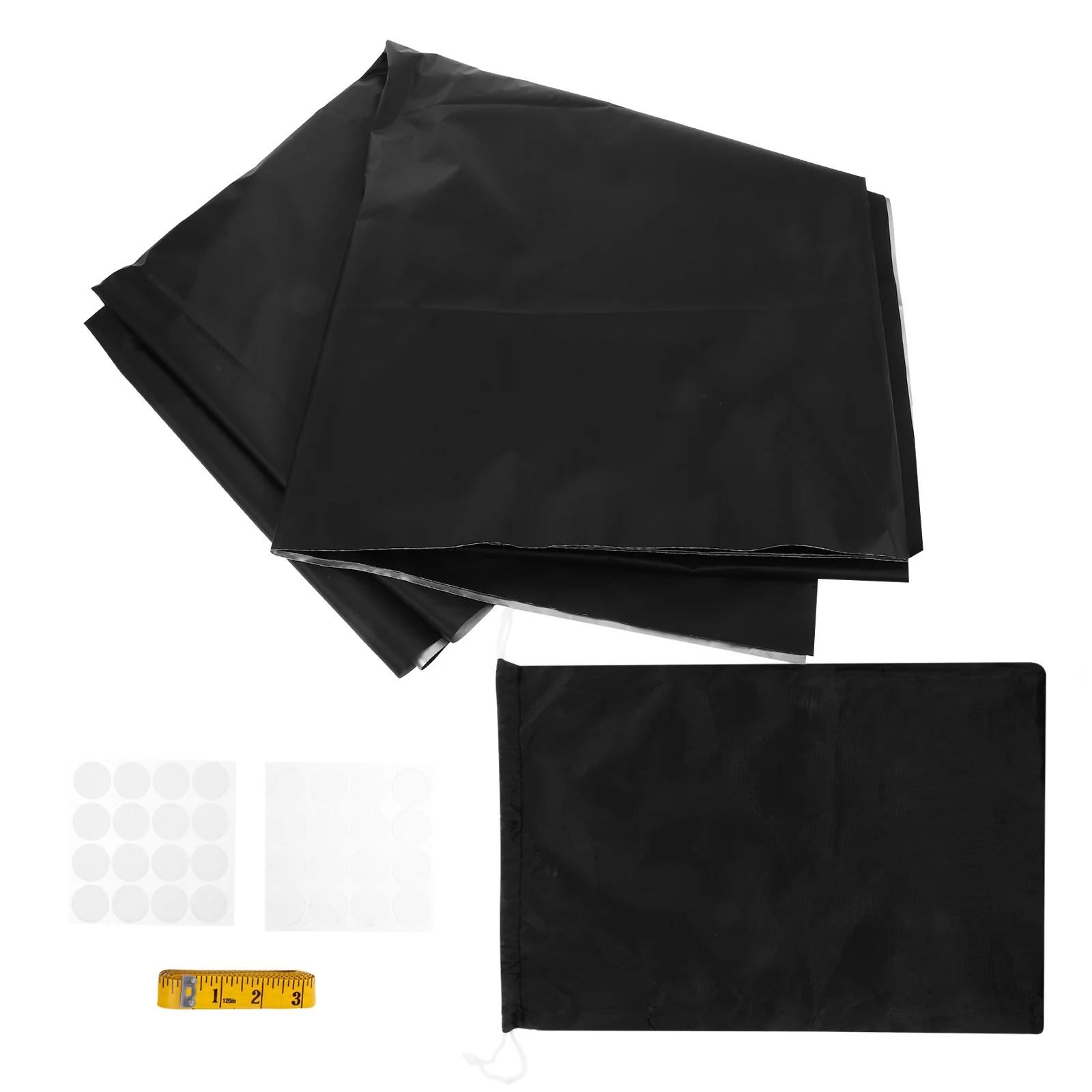 Rideau occultant Portable, facile à installer, 1 ensemble, pour dortoir, bureau, chambre d'enfant, couverture de fenêtre