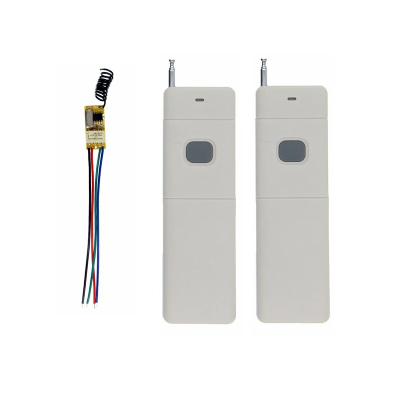DC3.7V 5V 9V 12V Wide Voltage Micro Remote Control Switch Battery Power Led Light Computer Module On And Off Wireless Controller