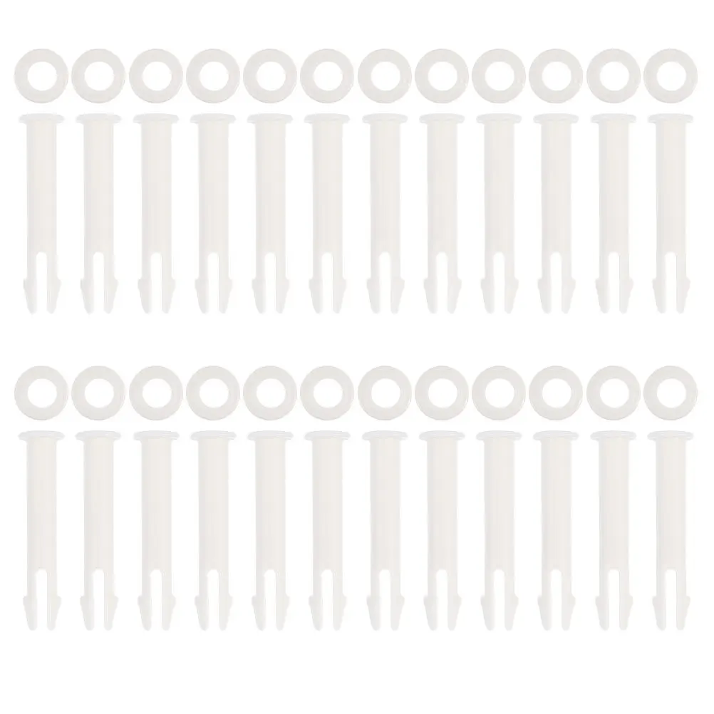 24 قطعة من دبابيس توصيل بلاستيكية لحمام السباحة وأنابيب إطار حمام السباحة ومستلزمات استبدال الصيانة الخالية من الصدأ