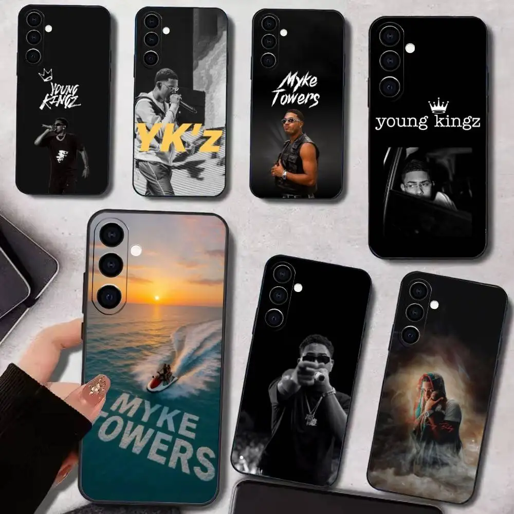 

M-Myke T-Towers Rapper Phone Case For Samsung Galaxy A73,A72,A71,A70,A53,A52,A51,Others Soft Black Cover