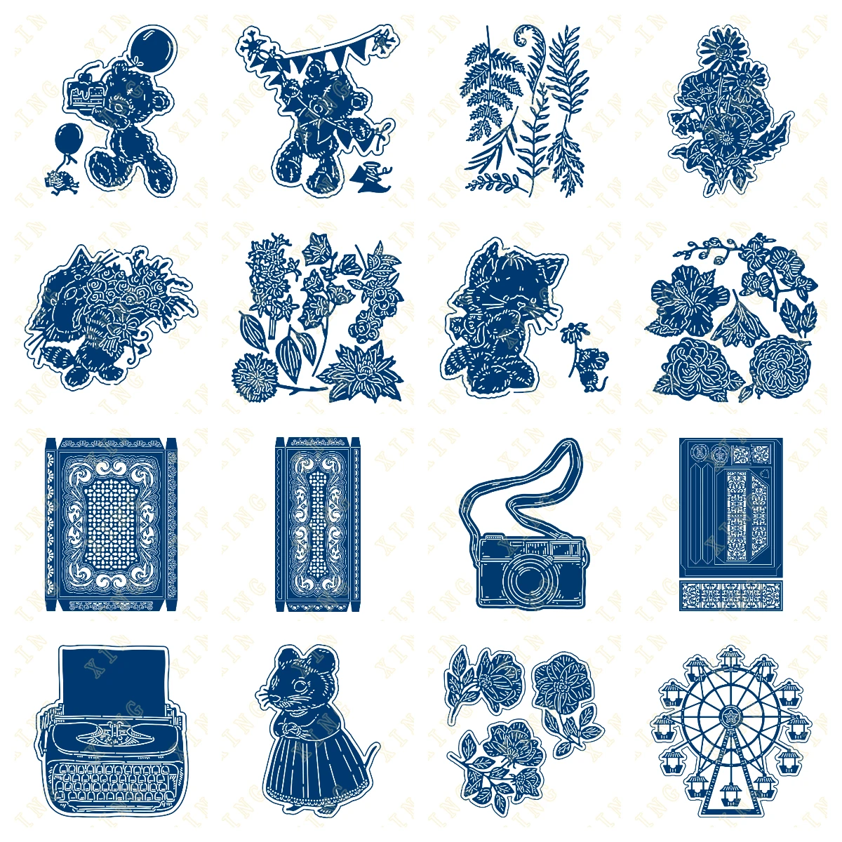 

New Floristry Botanical Ferns Metal Cutting Dies Scrapbook Diary Decoration Embossing Template DIY Greeting Card Handmade