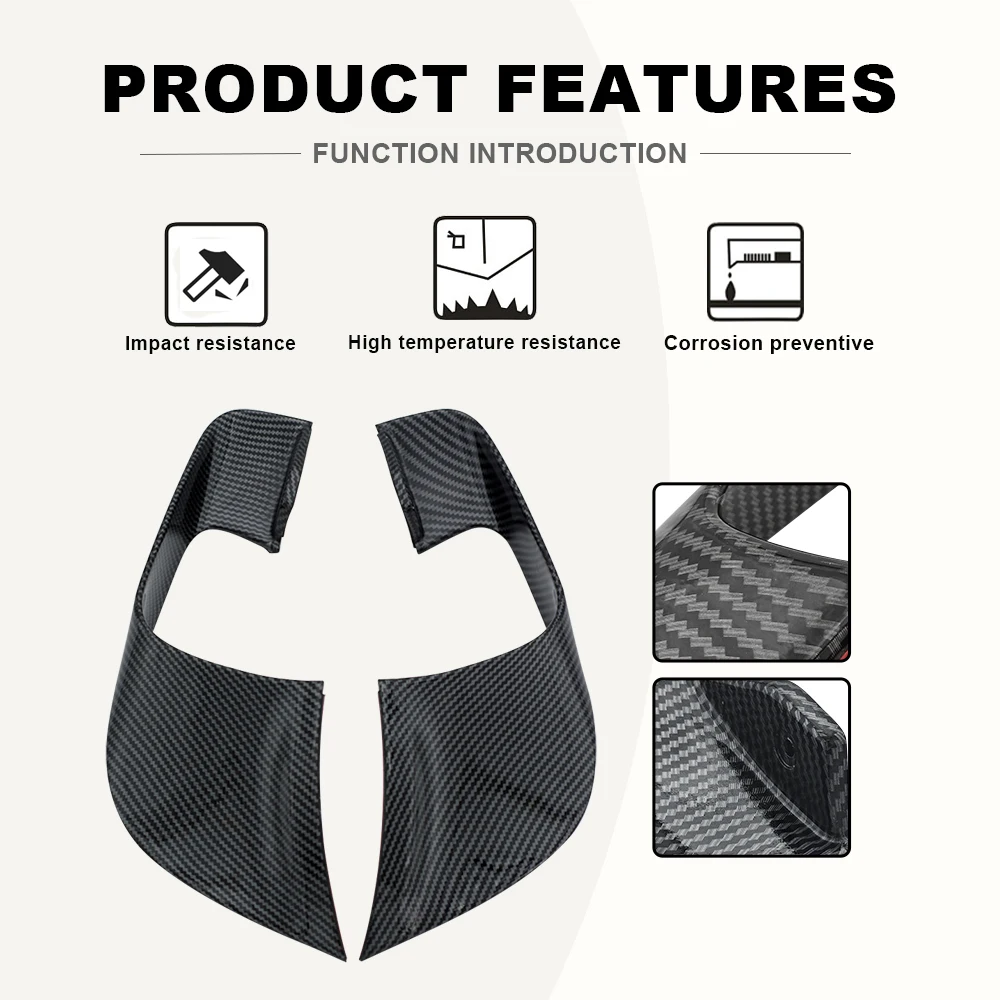 Suitable for Yamaha YZF-R7 YZFR7 2021 2022 2023 motorcycle aerodynamic fixed wing spoiler side winglet windshield wing aileron