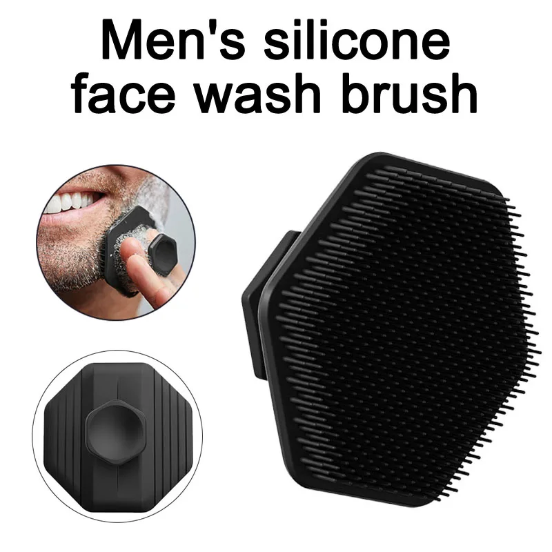 جديد سيليكون الغسيل الوجه فرشاة تنظيف المسام التطهير الوجه الجلد فرشاة السيليكون أجهزة غسل الوجه للرجال XLQ03 #1