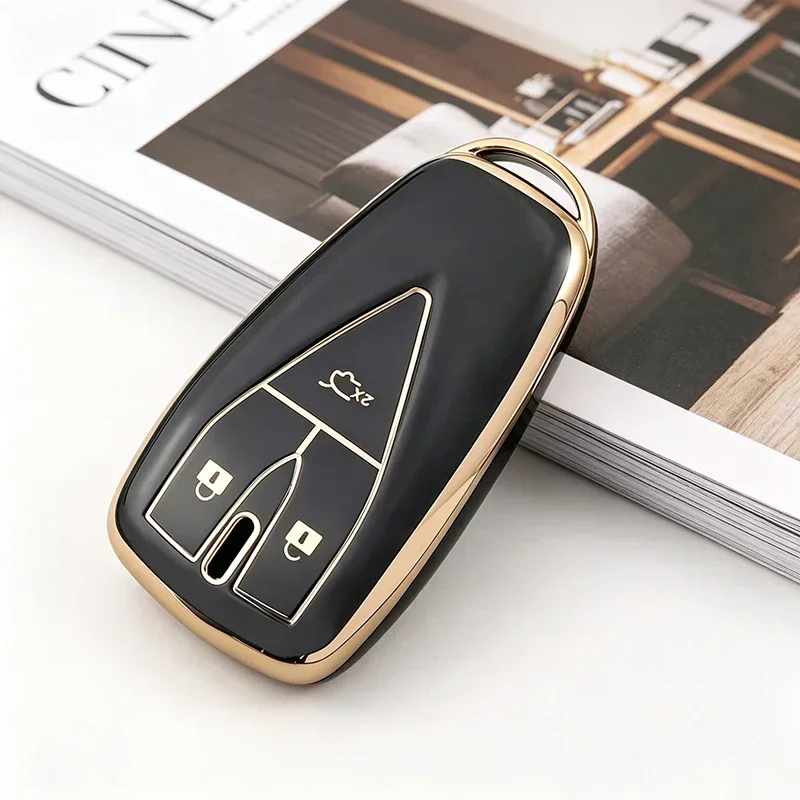 3-Tasten TPU Auto-Schlüsselhülle für Changan UNIT UNIK CS35PLUS CS55 PLUS CS75 PLUS Oshan X7 X5 Autoschlüssel-Zubehör