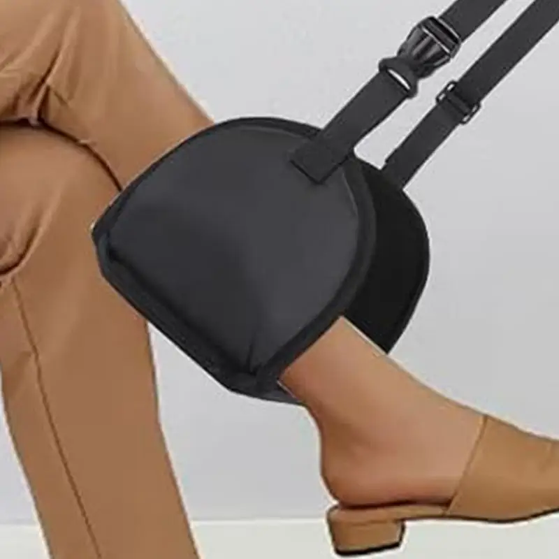 Airplane Foot Rest Anti-Slip Foot Hanger Footrest Airplane Foot Rest Portable Adjustable Travel Footrest Hammock Comfort Foot