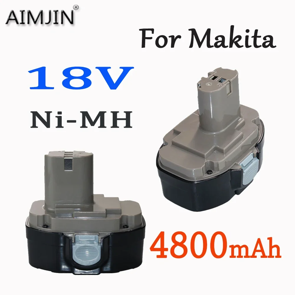 

For Makita 18V 4800mAh High-capacity Battery ，Compatible PA18 1822 1823 1833 1834 1835 1835F 192828-1 192829-9 Power Tools