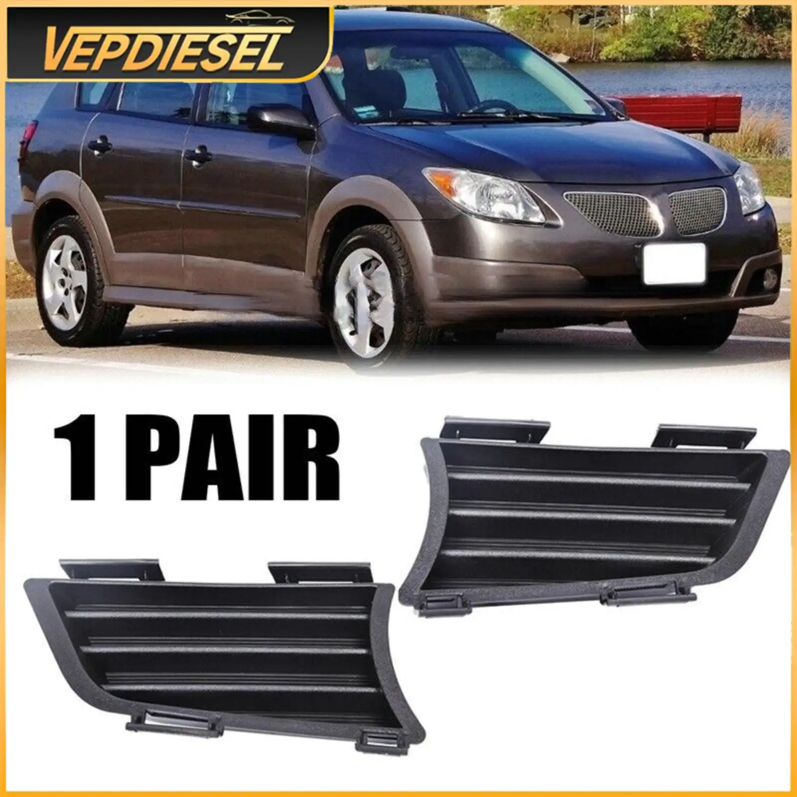 

Grille Set 88974247 88974246 For Pontiac Vibe 2005-2008 Car Front Bumper Lower Fog Light Cover Outer Replace Accessories