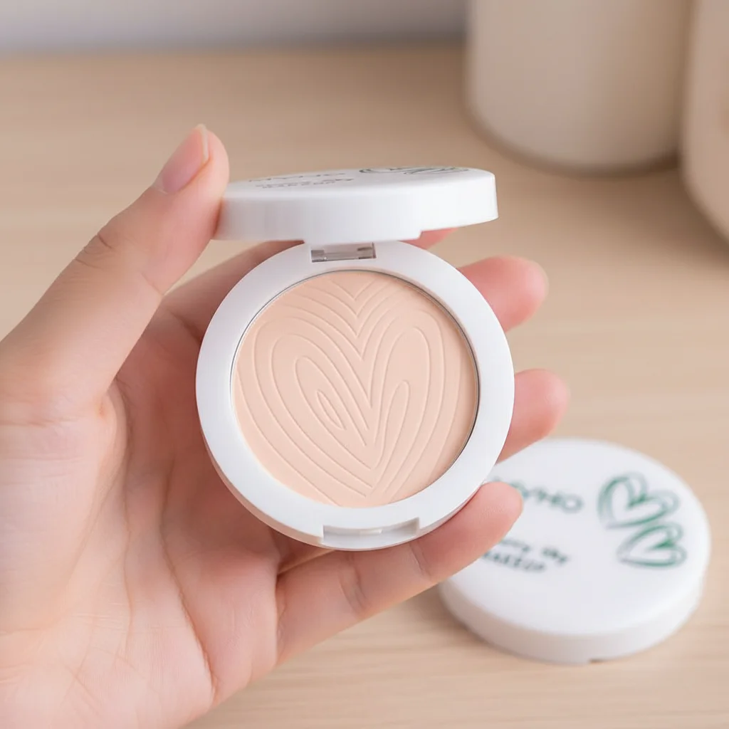 Oil Control Soft Focus Pressed Powder Matte Compact Lasting No Cakey Full Coverage Concealer Face Tightening Air Powder Makeup