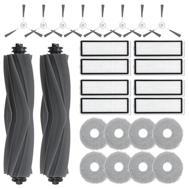 Top Deals Main Side Brush HEPA Filter Mop Pad Replacement Parts Plastic For Dreame L20 Ultra/X20 Pro Robot Vacuum Parts