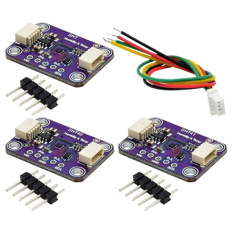 SHT40, SHT41, SHT45 Temperature and Humidity Sensors for QWIIC Interface, Temperature and Humidity Module