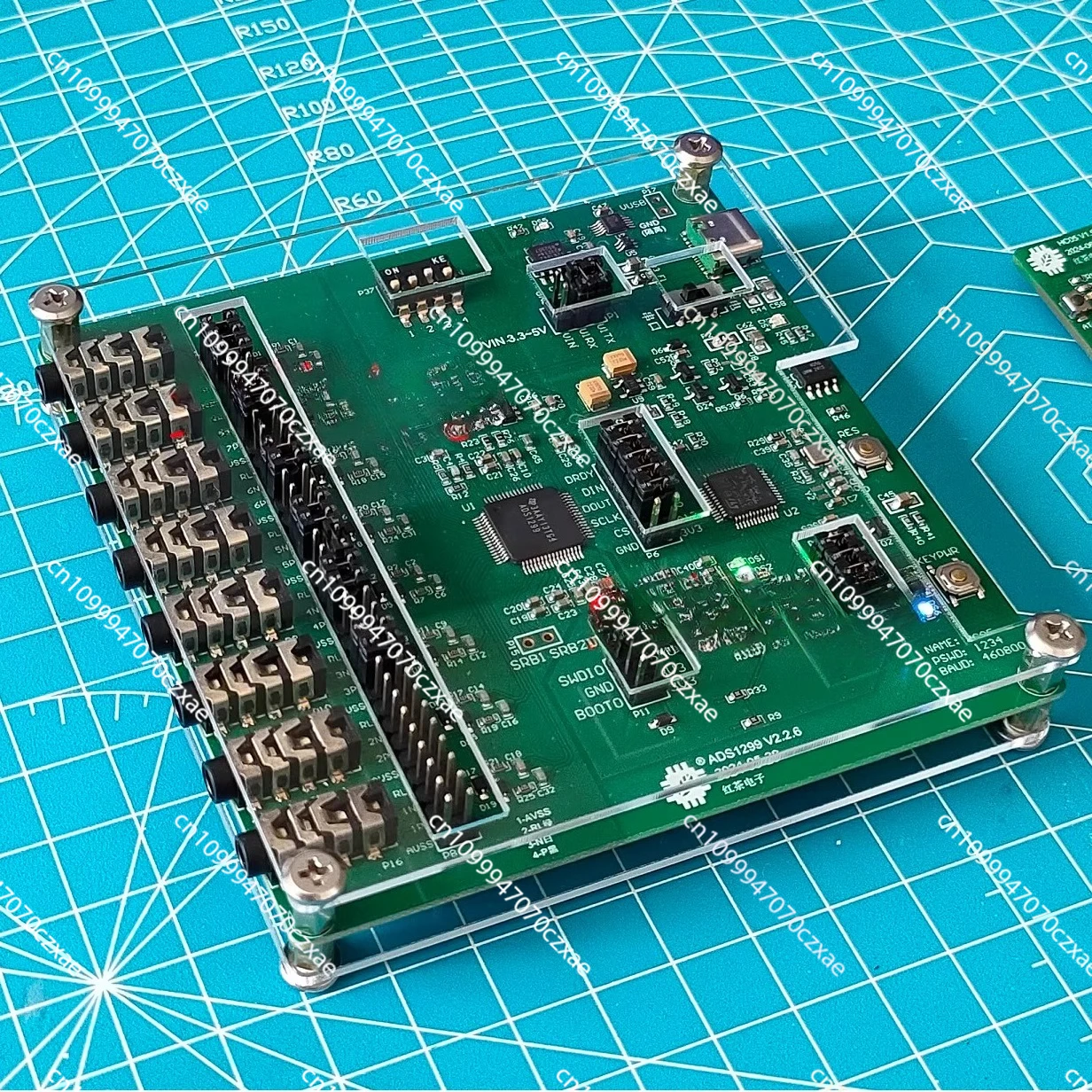 

Модуль ADS1299 EEG, для макетной платы EEG Интерфейс компьютерного мозга BCI, для датчика SSVEP ECG EMG