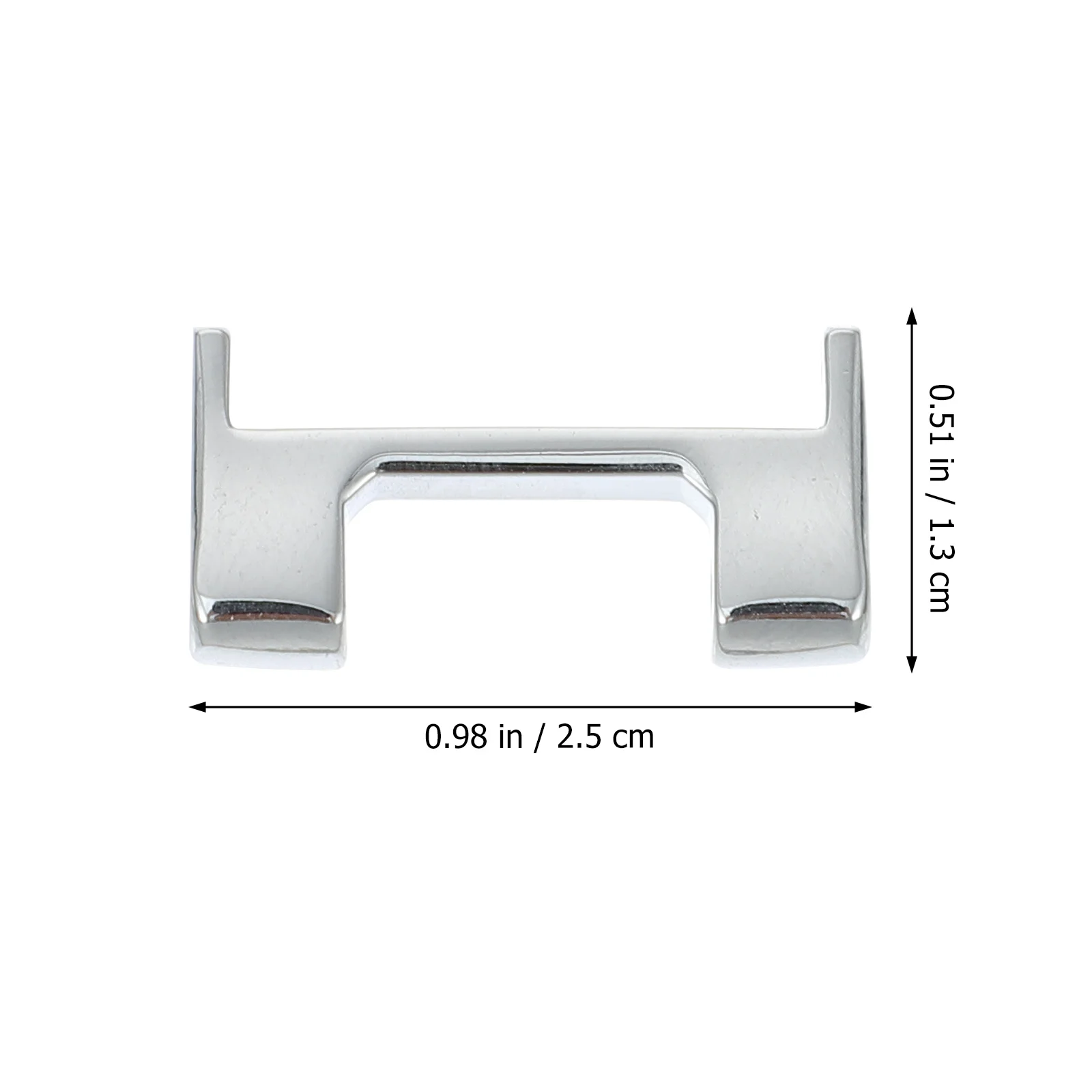 

2Pcs Professional Watch Strap Linker Zinc Alloy Material Gentle Practical Easy Strap Connector Watchband Connector