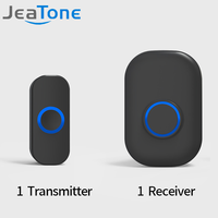 Wireless Smart Home Outdoor Doorbell Self Powered EU Plug Waterproof 300M Door Bell For Office Home