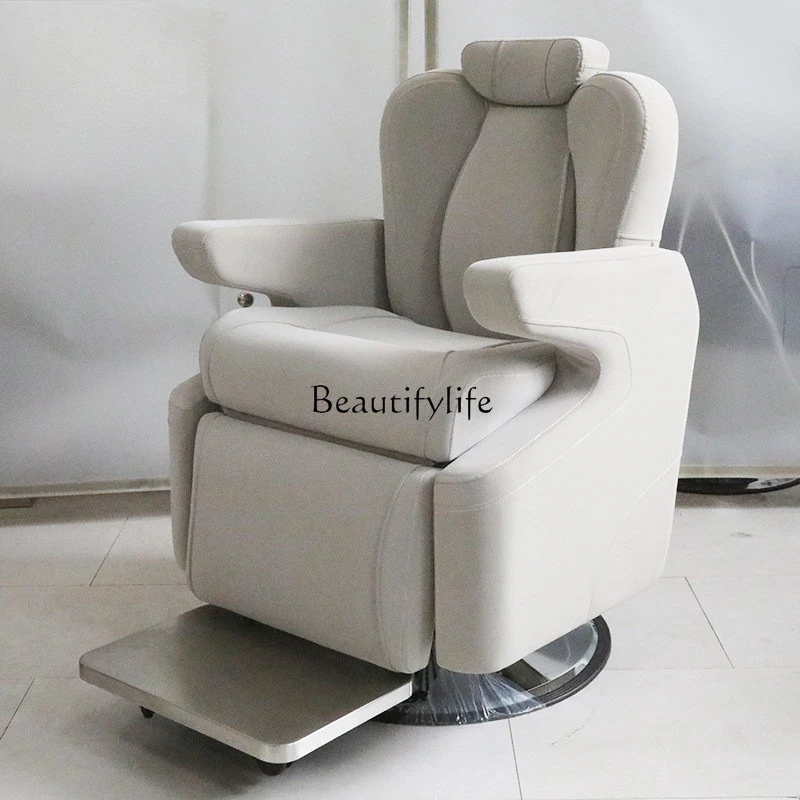 High-end hair care can be reclined beauty salon lift barber chair special perm, dyeing and cutting stool for hair salon