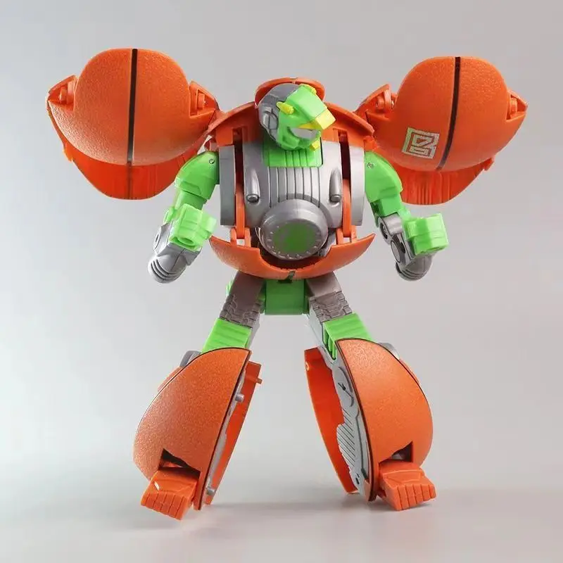 หุ่นยนต์รุ่นของเล่นบาสเกตบอลฟุตบอลกีฬาทรานส์ฟอร์มเมอร์แอ็คชั่นฟิกเกอร์