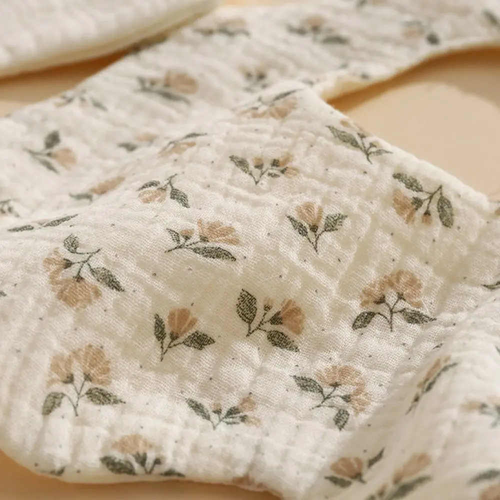 High Quality Pure Cotton Baby Bibs Soft Baby Essentials Teething Drooling Bib Absorbent Newborn Saliva Bib For Boys Girls